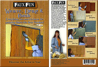 Weaving Dragging and Combing instructional faux finishe dvd